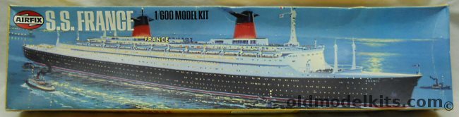 Airfix 1/600 SS France (Norway) Ocean Liner, X681-1000 plastic model kit